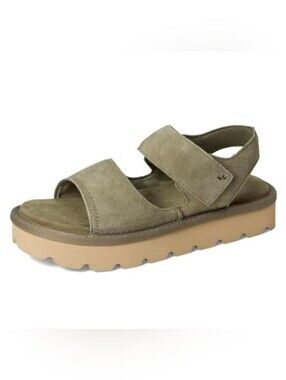 Ugg Koolaburra Women's Tizz Sandal Olive Green Size 7 New